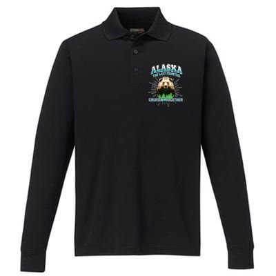 Alaska Last Frontier Family Group Trip Cruisin Together Gift Performance Long Sleeve Polo