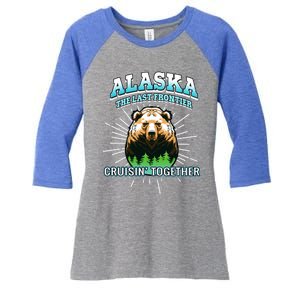 Alaska Last Frontier Family Group Trip Cruisin Together Gift Women's Tri-Blend 3/4-Sleeve Raglan Shirt