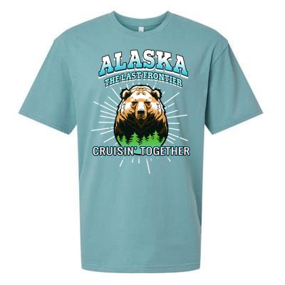 Alaska Last Frontier Family Group Trip Cruisin Together Gift Sueded Cloud Jersey T-Shirt