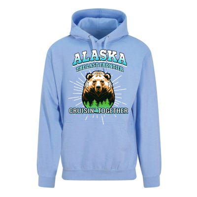 Alaska Last Frontier Family Group Trip Cruisin Together Gift Unisex Surf Hoodie