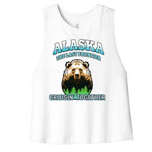 Alaska Last Frontier Family Group Trip Cruisin Together Gift Women's Racerback Cropped Tank