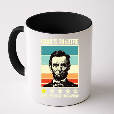 Abraham Lincoln Fords Theatre Awful Would Not Recommend Mug