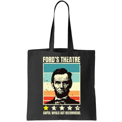 Abraham Lincoln Fords Theatre Awful Would Not Recommend Bag
