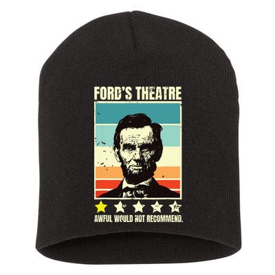 Abraham Lincoln Fords Theatre Awful Would Not Recommend Short Acrylic Beanie