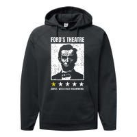 Abraham Lincoln Fords Theatre Awful Would Not Recommend Performance Fleece Hoodie