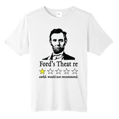 Abraham Lincoln Fords Theatre Awful Would Not Recommend Tall Fusion ChromaSoft Performance T-Shirt