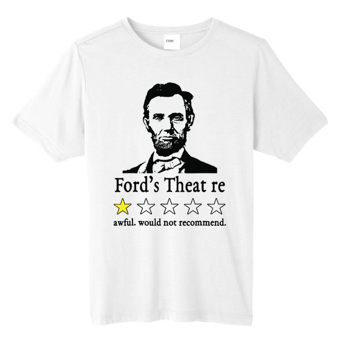 Abraham Lincoln Fords Theatre Awful Would Not Recommend Tall Fusion ChromaSoft Performance T-Shirt