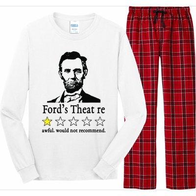 Abraham Lincoln Fords Theatre Awful Would Not Recommend Long Sleeve Pajama Set