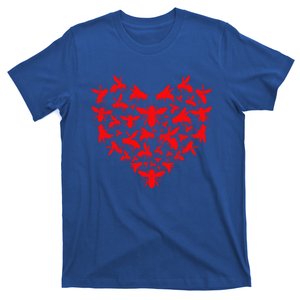 Animals Lover Funny Bee Heart Valentine's Day Gift T-Shirt