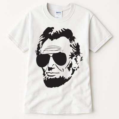 Abe Lincoln Funny Abraham Lincoln Portrait With Sunglasses Tall T-Shirt