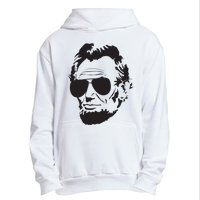 Abe Lincoln Funny Abraham Lincoln Portrait With Sunglasses Urban Pullover Hoodie