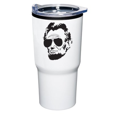 Abe Lincoln Funny Abraham Lincoln Portrait With Sunglasses Tumbler