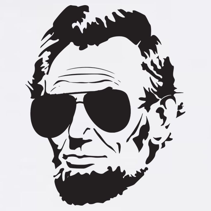 Abe Lincoln Funny Abraham Lincoln Portrait With Sunglasses Kids Sweatshirt