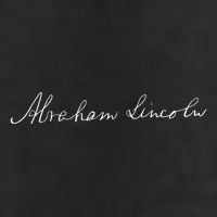 Abraham Lincoln Facsimile Signature Adult Drive Performance Visor