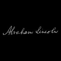 Abraham Lincoln Facsimile Signature Flat Bill Trucker Hat