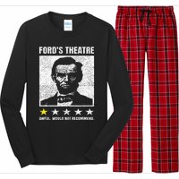 Abraham Lincoln Ford's Theatre Awful Would Not Recommend Long Sleeve Pajama Set