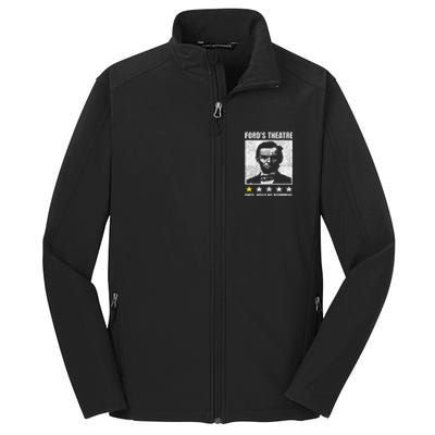 Abraham Lincoln Ford's Theatre Awful Would Not Recommend Core Soft Shell Jacket