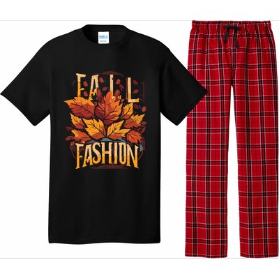 Autumn Leaves Fashion Pajama Set