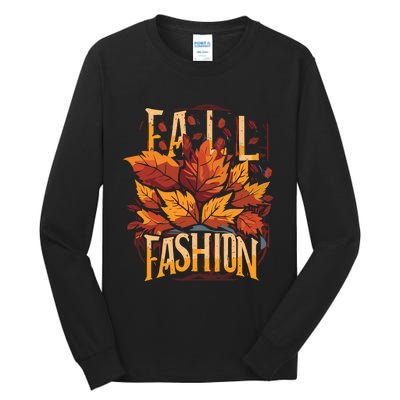 Autumn Leaves Fashion Tall Long Sleeve T-Shirt