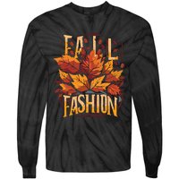 Autumn Leaves Fashion Tie-Dye Long Sleeve Shirt