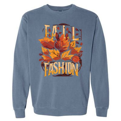 Autumn Leaves Fashion Garment-Dyed Sweatshirt