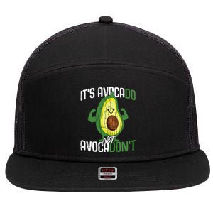 Avocados Lover Funny Its Avocado Not Avocadont Graphic Tank Top 7 Panel Mesh Trucker Snapback Hat