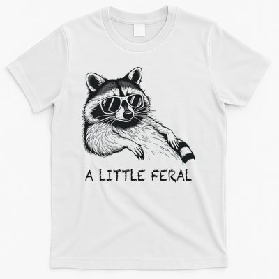 A Little Feral Raccoon With Moon Animal Raccoon Trash Panda T-Shirt