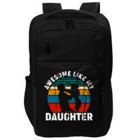 Awesome Like, Funny Father's Day T Impact Tech Backpack