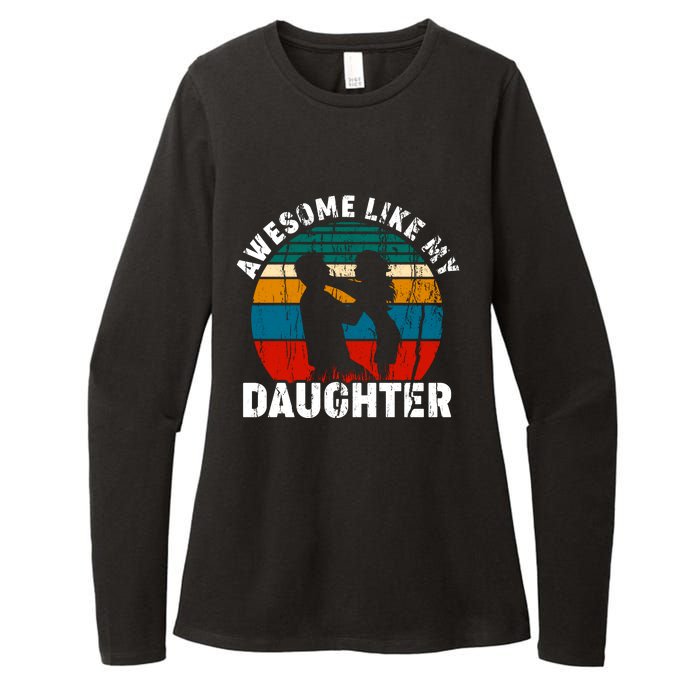 Awesome Like, Funny Father's Day T Womens CVC Long Sleeve Shirt