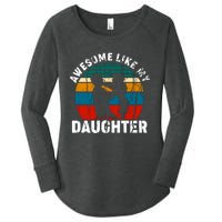 Awesome Like, Funny Father's Day T Women's Perfect Tri Tunic Long Sleeve Shirt