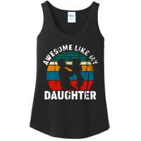 Awesome Like, Funny Father's Day T Ladies Essential Tank