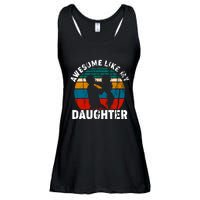 Awesome Like, Funny Father's Day T Ladies Essential Flowy Tank