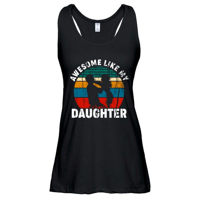 Awesome Like, Funny Father's Day T Ladies Essential Flowy Tank