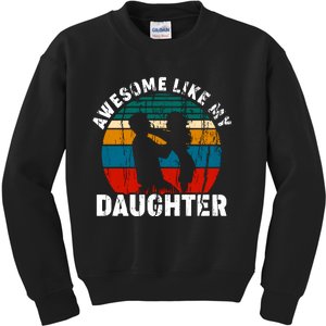 Awesome Like, Funny Father's Day T Kids Sweatshirt