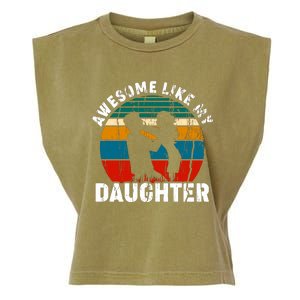 Awesome Like, Funny Father's Day T Garment-Dyed Women's Muscle Tee