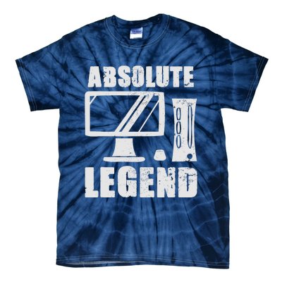 Absolute Legend Funny Video Game Player Quote PC Gaming Rig Tie-Dye T-Shirt