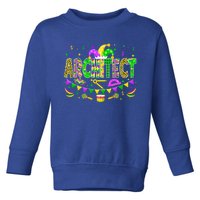 Architect Lover Funny Mardi Gras Carnival Party Great Gift Toddler Sweatshirt