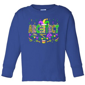 Architect Lover Funny Mardi Gras Carnival Party Great Gift Toddler Long Sleeve Shirt