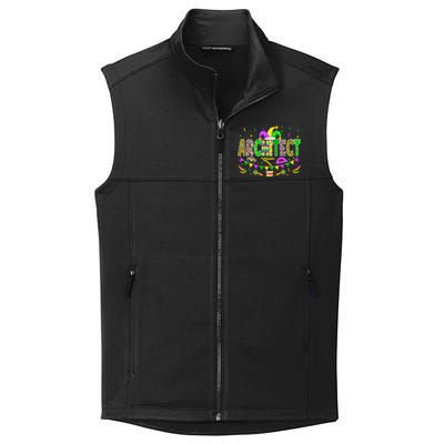 Architect Lover Funny Mardi Gras Carnival Party Great Gift Collective Smooth Fleece Vest