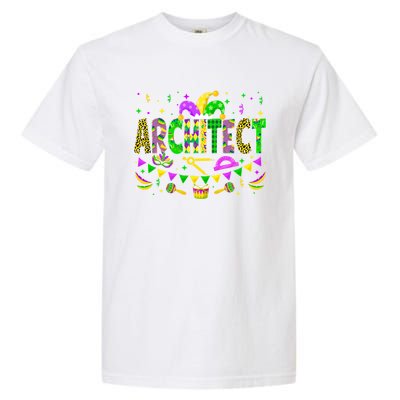 Architect Lover Funny Mardi Gras Carnival Party Great Gift Garment-Dyed Heavyweight T-Shirt