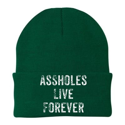 Assholes Live Forever Knit Cap Winter Beanie