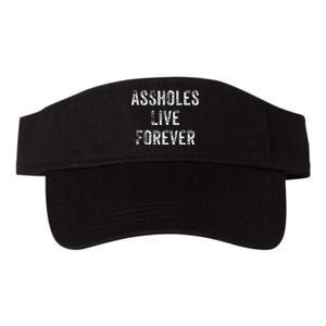 Assholes Live Forever Valucap Bio-Washed Visor