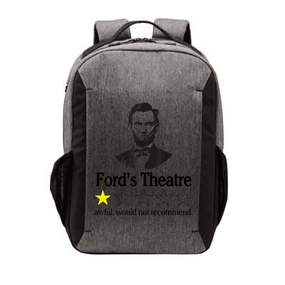Abraham Lincoln Ford's Theatre Awful Would Not Recommend Vector Backpack