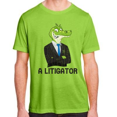 A Litigator Funny Lawyer Attorney Law School Graphic Gift Adult ChromaSoft Performance T-Shirt