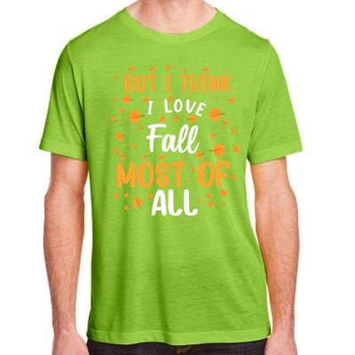 Autumn Love Fall Season Graphic Adult ChromaSoft Performance T-Shirt