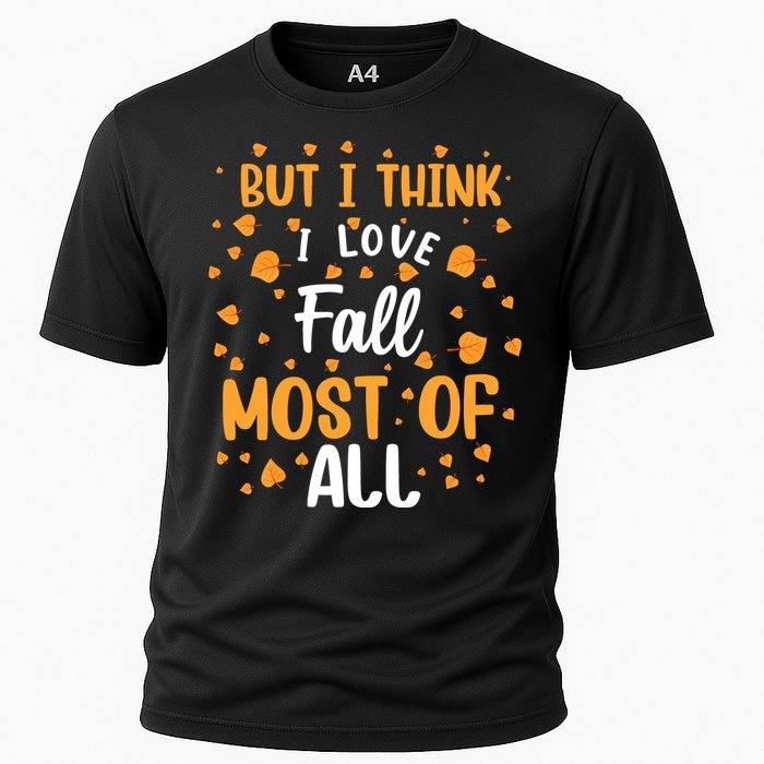 Autumn Love Fall Season Graphic Cooling Performance Crew T-Shirt