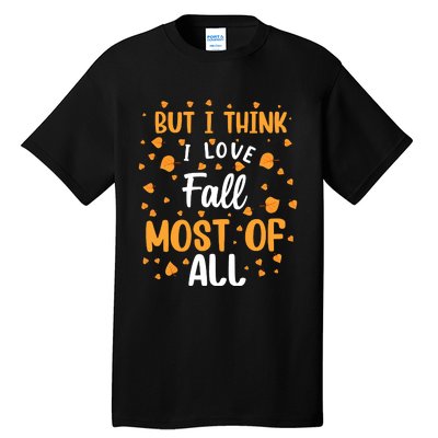 Autumn Love Fall Season Graphic Tall T-Shirt