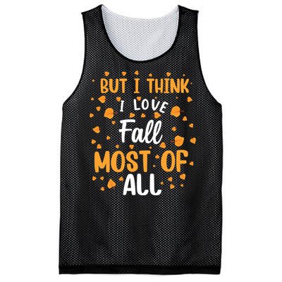 Autumn Love Fall Season Graphic Mesh Reversible Basketball Jersey Tank