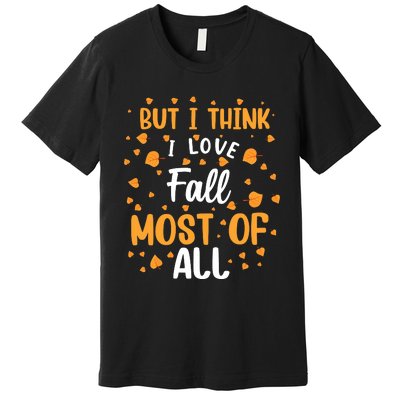 Autumn Love Fall Season Graphic Premium T-Shirt