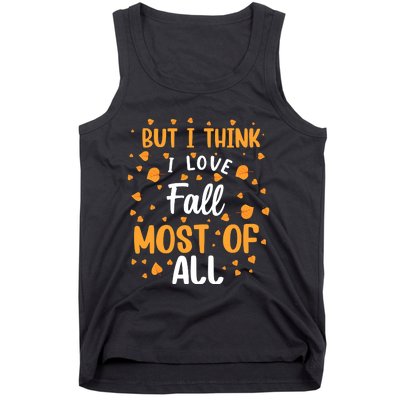 Autumn Love Fall Season Graphic Tank Top